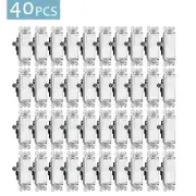 40× Paddle Rocker Light Switch 120/277V Single Pole Wall On/Off for Ceiling Fans