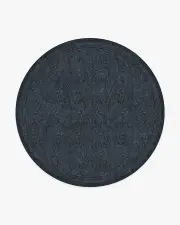 245' Round | Machine Washable Runner Rug | Kid & Pet Friendly | Indoor Rug | Montecito Indigo Rug by The Hiltons | Ruggable
