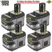 2X 18V 9Ah 6Ah Lithium Battery For RYOBI P108 ONE+ PLUS P104 P107 P109