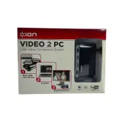 ION Video 2 Piece USB Conversion Converter System NEW for Movies VHS VCR