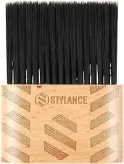 Professional Barber Neck Duster Brush, Hair Duster for Barbers, Neck Brush for Hair Cutting Wooden Handle