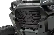 Custom Steel Grille for 2017-18 Polaris RZR Turbo 1000 XP LIBERTY OR DEATH Black