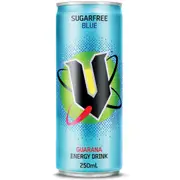 V Energy Blue Sugar Free Can 250ml x 24