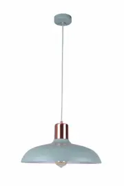 Pascal Dome Copper Pendant Light - Matt Green