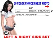 SEA HUNT boat boats DECALS DECAL 30 COLOR OPTIONS SEAHUNT HULL SIDE