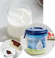 ZEBNA Yogurt Maker Greek Yogurt Strainer Fine Mesh Yogurt Filter with Clear Lid Strainer for Efficiency for Kitchen Restaurant and Camping, for Home, Travel and Camping Use