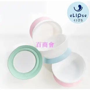 【百商會】【愛噗噗】新加坡 eLIpseKids 幼兒Easy學習吸盤碗 12oz (藍/粉/綠) 公司貨