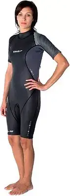 Speedo Scuba Snorkelling Spring Suit Lady White Size 6