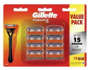 Gillette Fusion 5 Razor Blades 15 Pack