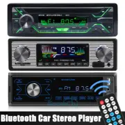 60W X4 Single Din Car Stereo,Bluetooth, No CD/DVD Player, USB SD AM FM Radio