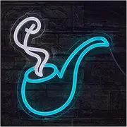 Hanging Art Neon Signs Neon Light Tobacco Pipe Signs USB Interface For Room Home Wedding Bedroom Bar Birthday Party Wall Decor