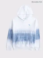 Abercrombie & Fitch Essential Icon Logo Tie Dye Hoodie (AR4031) | $92