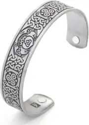 ✨Celtic Knot Claddagh Bracelet Magnetic Therapy Health Cuff Bangle Gift Jewelry