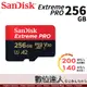 SanDisk Extreme PRO Micro SD 256GB 200mb / U3 MicroSD 記憶卡