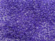 Vintage TOHO Japan Glass Seed Beads 11/0 Transparent Purple Lined
