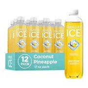 Sparkling Ice Coconut Pineapple Sparkling Water, with Antioxidants and Vitami...
