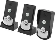 Wireless Voice Intercom Doorbells, USB Charging 2 Way Intercom Doorbell 1000m Long Distance Wireless, Intelligent IP54 Waterproof Home Intercom Doorbell Door Chime for Home
