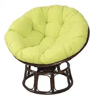 UYSOFRCV Hammock Chair Cushions (Cushion Only) (Does NOT Come with Chair) Thicken Hanging Egg Chair Mat Seat Cushion for Patio Garden,Light Green,130 * 130CM