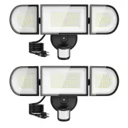 iMaihom 100W Motion Sensor Outdoor Lights Plug in, 9000LM LED Security Light,...
