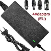 42V 2A Universal Lithium Battery Charger, Balance Bike E-Bike Electric Scooter Power Adapter, 5 Connectors EU Plug