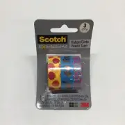 Scotch Expressions 3 Rolls Decorative Tape