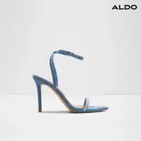 在飛比找momo購物網優惠-【ALDO】TULIPA-時尚完美繞踝細跟高跟涼鞋-女鞋(藍