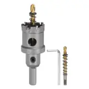 Carbide Hole Saw Set 29mm (1-9/64") Metal Cutter with 2pcs Center Drill Bits