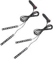 TOKIDNY 2pcs Truck Interior Led Strips Footrest Car Roof Lights RGB Car Light Strips for