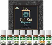 MYOC Gift Set Essential Oils Gift Set for Aroma, Candle Making, Soap Making, Bath Bombs, Diffusers | 10ml Pack of 8