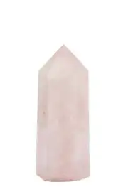 Rose Quartz Point - Polished Crystal Tower - 22, Natural Rose Quartz from Brazil