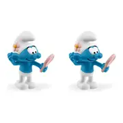2x Schleich 2'' Vanity Smurf Action Figure/Figurine Kids/Children Play Toy 3-8y