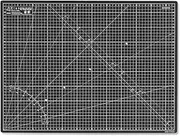 Elan A2 Cutting Mat Black and Taupe, 5-Ply Hobby Board for Crafts 60X45 CM, Self Healing Cutting Mat A2, Recycled PVC Craft Board for Sewing