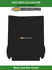Lloyd Luxe Trunk Carpet Mat for '03-06 Chevrolet SSR w/Chevy Bowtie & Word Logo (for: Chevrolet)