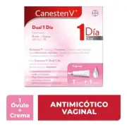 Canesten V Dual Óvulo y crema 1 día (FAST USA SHIPPING)