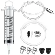 Brake Bleed Kit Hydraulic Disc Clutches Bleeding Kit Includes 100ml Syringe 5...