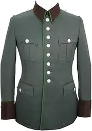 [militaryharbor] WW2 WWII German Ordnungspolizei Officer Gabardine Jacket Dress Tunic