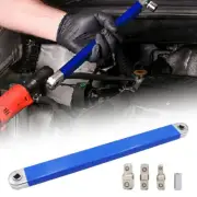 2024 Extension Wrench Set Offset Ratchet Spanner Extender With Adapters SocketSW