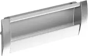 Flush Barn Door Pulls Recessed Door Handle Discreet Design Aluminum Alloy Easy Install for Closet and Sliding Doors