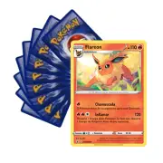 Kit Pokémon Portuguese - Flareon SWSH041 Sword & Shield + 10 Original Cards