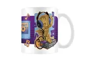Guardians Of The Galaxy I Am Groot Cassette Mug (White/Purple/Brown) (One Size)