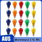 20 x Mixed Coloured Light Globes Bulbs Lamps Party Festoon Bayonet B22 Lamps
