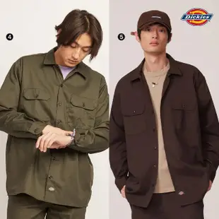 【Dickies】男款574雙口袋經典長袖工裝襯衫(多款任選)