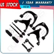 For 2003-2009 Lexus GX470 Toyota 4Runner 10Pcs Control Arm Ball Joint Tie Rod (for: Lexus)