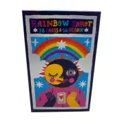 Rainbow Tarot Deck Psychedelic Art by So Lazo Guidebook by Cyree Jarelle Johnson