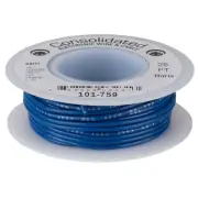 Consolidated 22 AWG Blue Solid Hook-Up Wire 25 ft.
