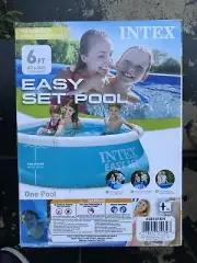 INTEX 6ft x 20in Easy Set Inflatable Swimming Pool - No Pump - READY TO SHIP!