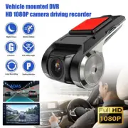 Car Dash CAM 2MP 1080P HD DVR Camera G-sensor ADAS Driving Recorder Night Vision