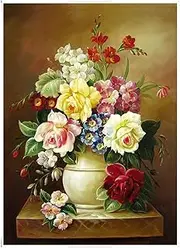 iLink 1000 Piece Jigsaw Puzzle Flower (70 x 50 cm) Floor Puzzle - Puzzles 1000 Pieces-Cardboard Puzzles- Relax Puzzles Games-Brain Teaser Puzzle for Teens and Adults Gifts