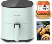 Green 5Qt Air Fryer Pro with Non-Stick Basket - Rapid Cooking & Easy Cleanup