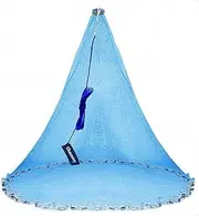 Casting Net Handmade American Saltwater Fishing Cast Net with Stainless Steel Round Fishing Throw Net for Bait Trap Fish 4ft/6ft/10ft